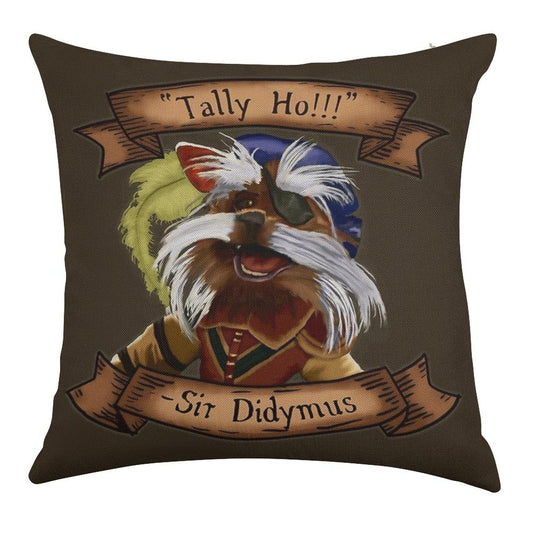 Sir Didymus Linen Throw Pillow Cover