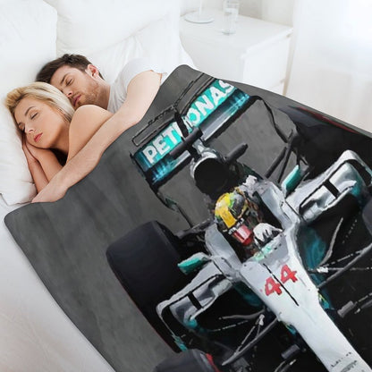Lewis Hamilton 44 - F1 2024 Throw Blanket