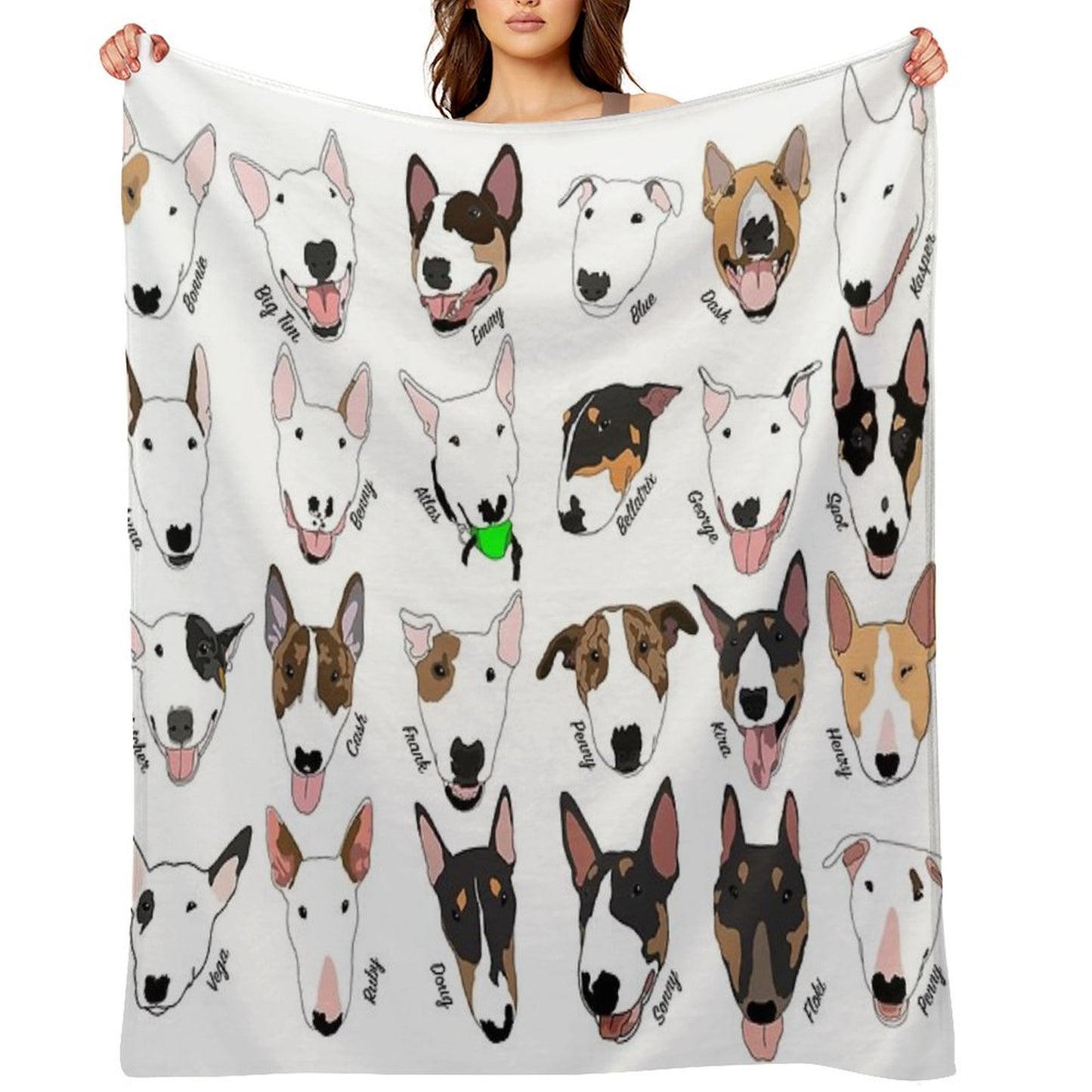 Glasgow Bull Terrier Club Throw Blanket