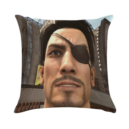 Goro Majima Soft Bedroom Essential Throw Pillow