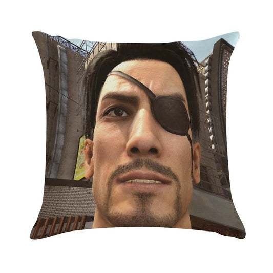Goro Majima Soft Bedroom Essential Throw Pillow