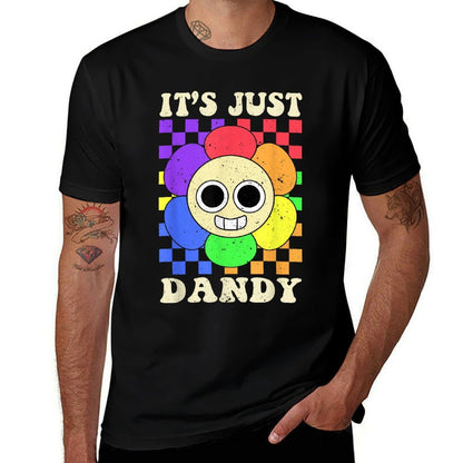 Its Just Dandy Dandys World Funny For Men Women Kids  Heathered Texture T-Shirt
