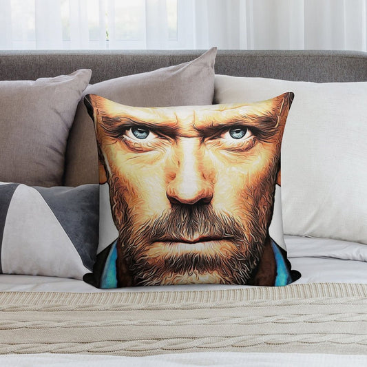 Dr. House Soft Gift Ready Throw Pillow