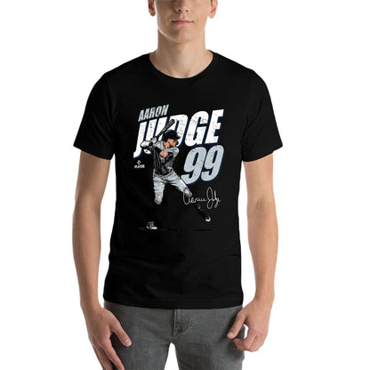 MLBPA - Major League Baseball Aaron Judge - MLBJUD3001  Rolled Sleeves T-Shirt