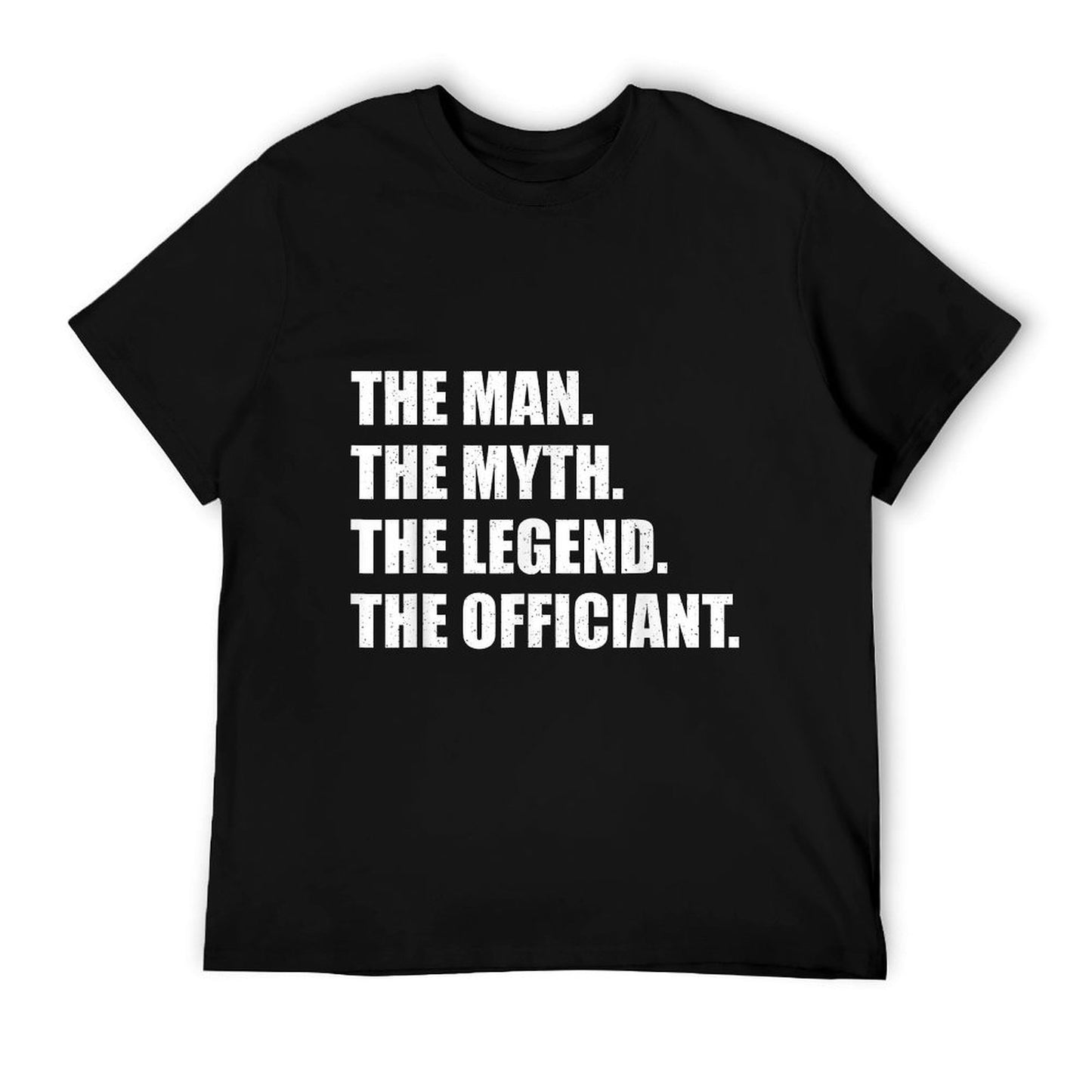 Funny Wedding Officiant Art For Men Dad Ordained Minister T-Shirt