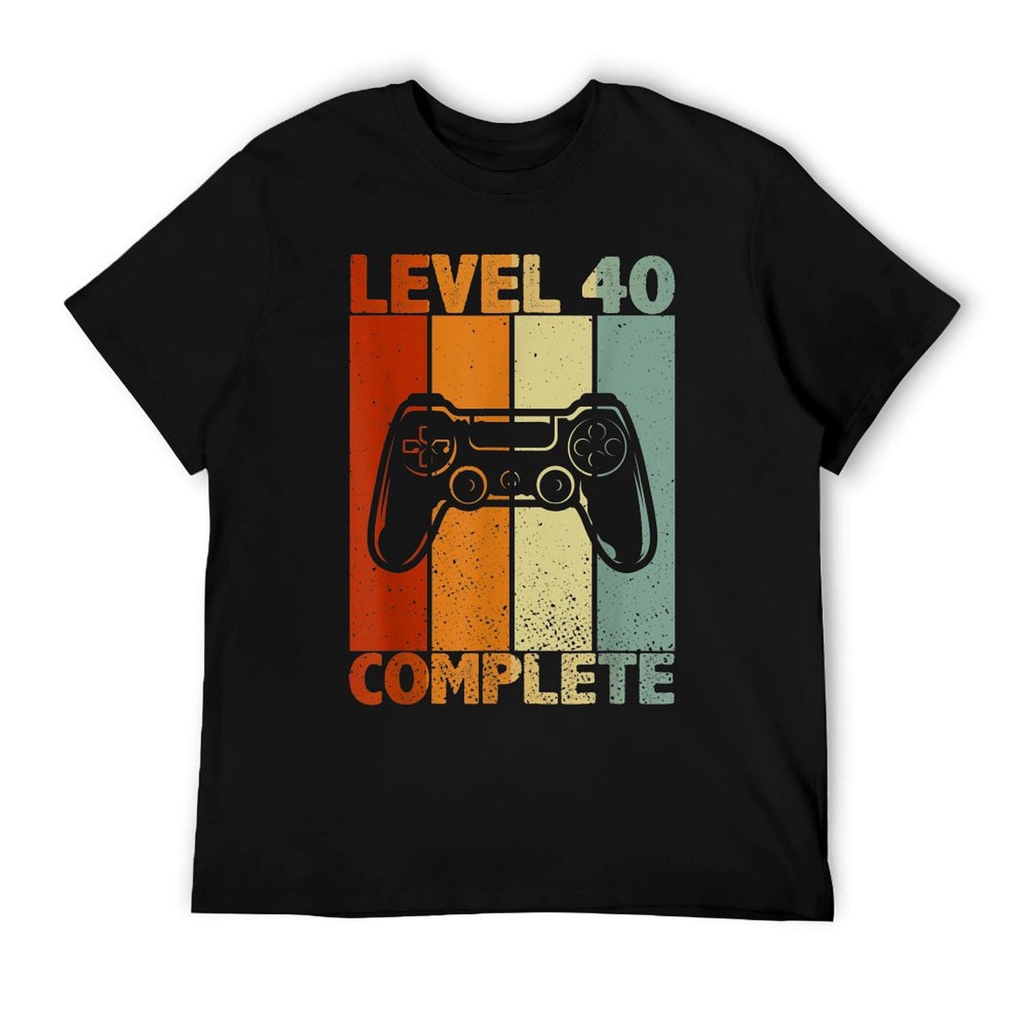 Level 40 Complete Gaming Lover Men Women 40th Birthday Gift  Polyester Blend T-Shirt