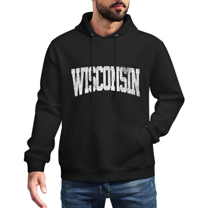 Wisconsin Vintage City Shrink-Resistant Hoodie