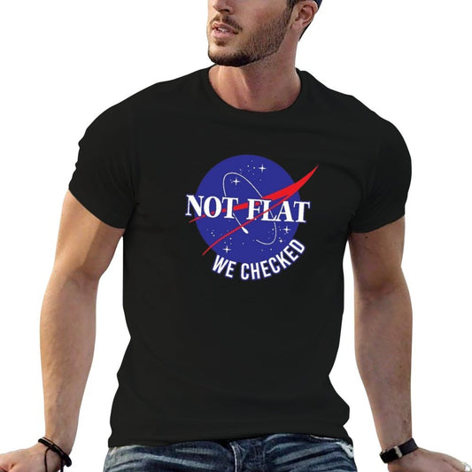 NASA Not Flat We Checked  Versatile T-Shirt