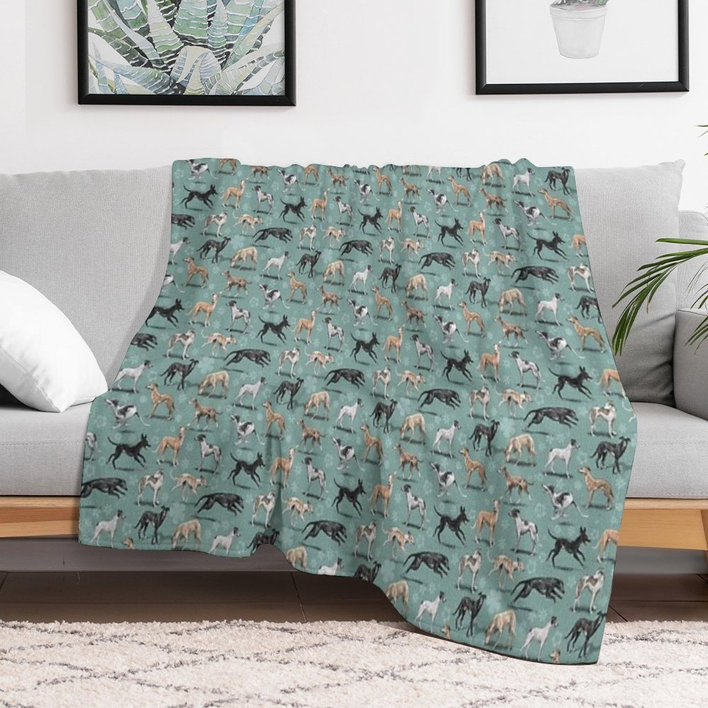 The Greyhound Throw Blanket