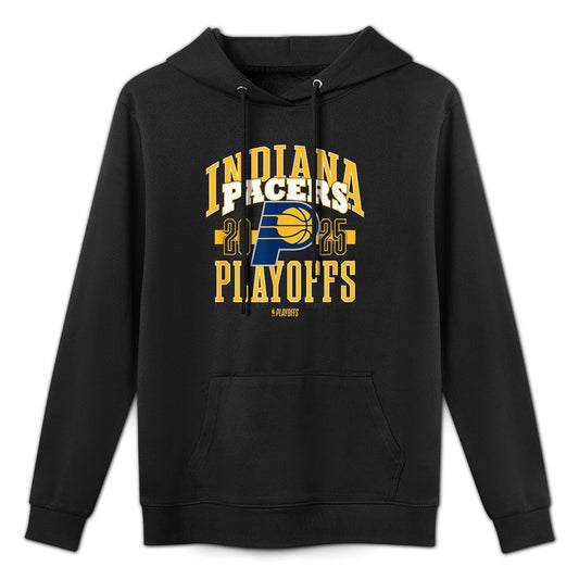 NBA Official Indiana Pacers 2025 Playoffs Showtime Shrink-Resistant Hoodie