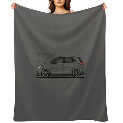 Hyundai I30N Throw Blanket