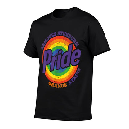 Pride Removes Stubborn Orange Stains Pride Month LGBTQ Retro T-Shirt