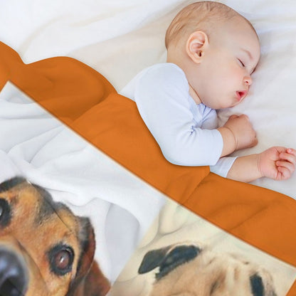 Online Dog Meeting Throw Blanket