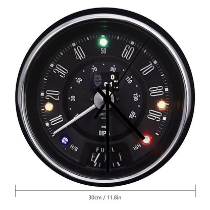 Classic Mini Dash Dial Wall Clock