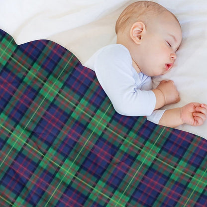 Carnegie Mellon University Tartan Plaid Throw Blanket