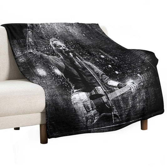 Fanart Tribute. Bruce Digital Fanart Walls Of Fame Throw Blanket