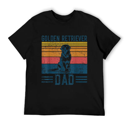 Dog Golden Dad - Vintage Golden Retriever Dad T-Shirt