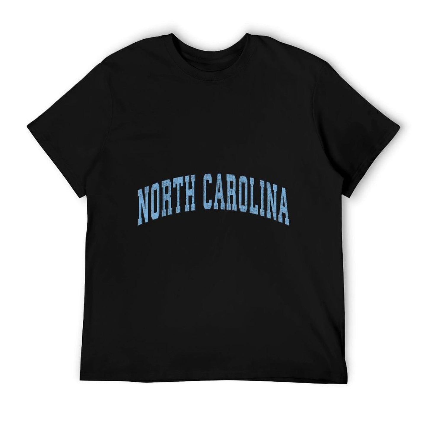 North Carolina NC Vintage Athletic Sports Design Blue Style T-Shirt