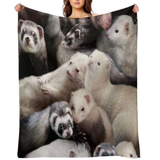 Ferrets Throw Blanket