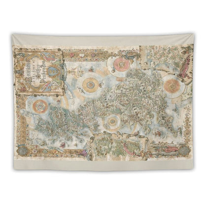 Pendragon 6th Edition Map by Francesca Baerald Tapestry