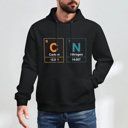 67 Meme Funny Teacher Science Periodic Table Retro Vintage Machine Washable Hoodie
