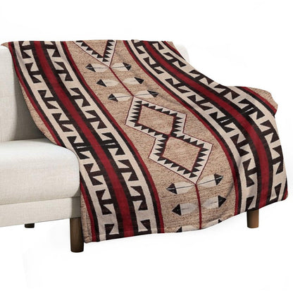 The Eternal  Navajo Pattern Throw Blanket