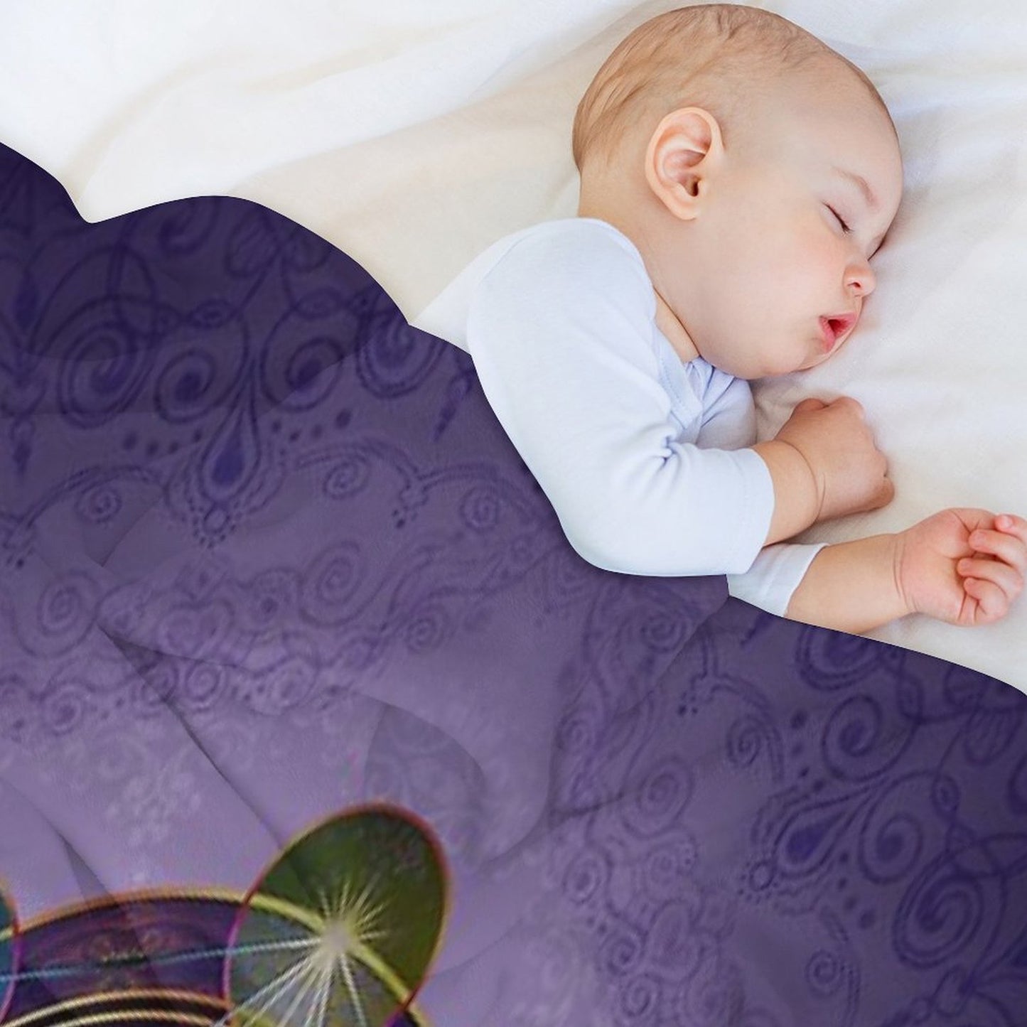 Metatron's Cube Merkabah Throw Blanket