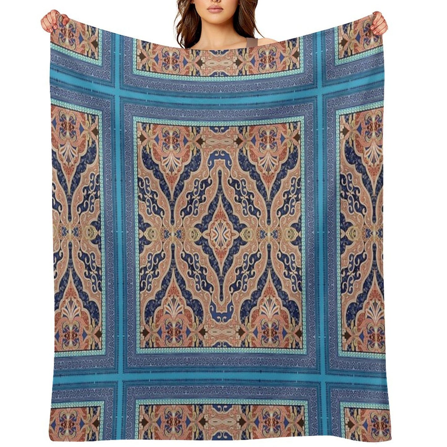Arab Tapestry Throw Blanket