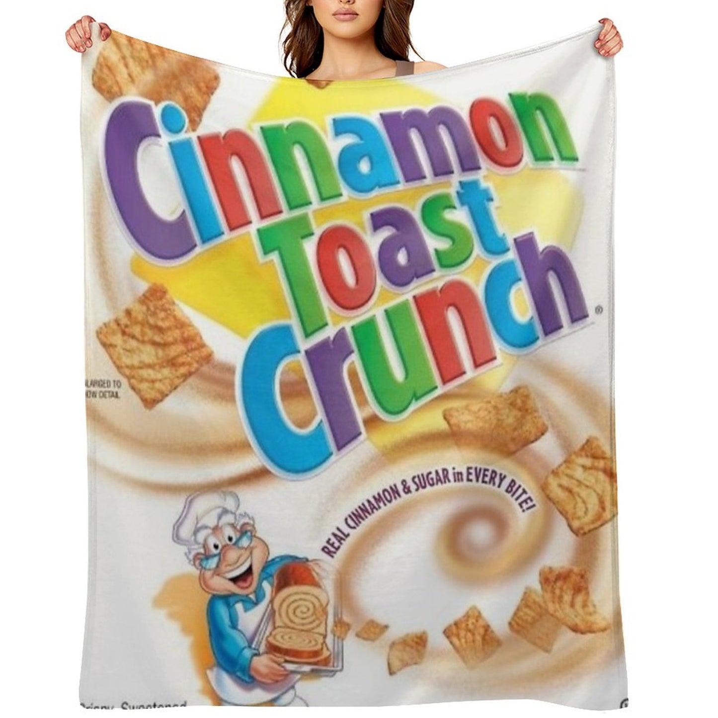 Cinnamon Toast Crunch Throw Blanket