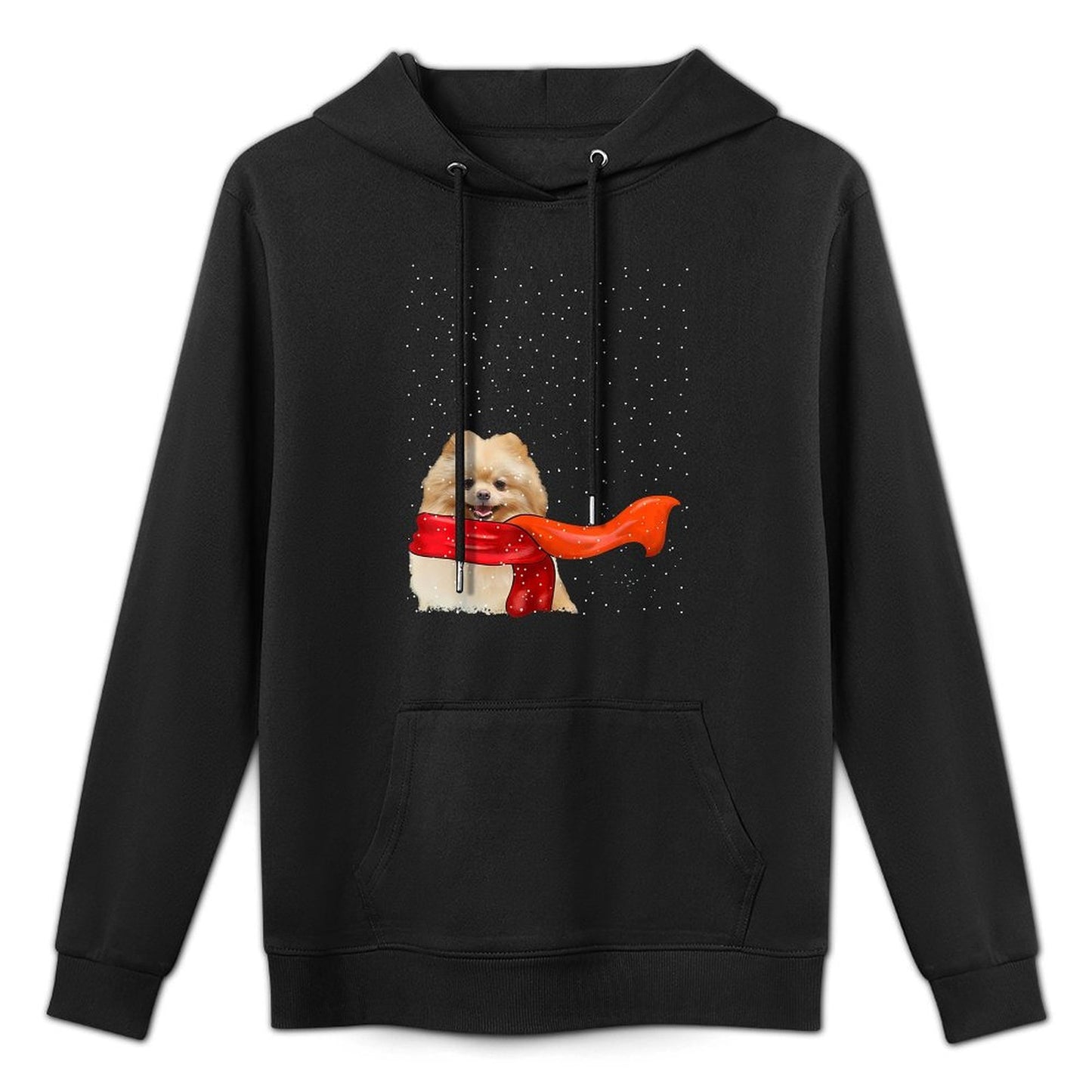 Pomeranian Dog Winter Christmas Sweater Xmas Pet for Men Women Customizable Surface Hoodie