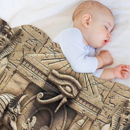 Egyptian Gods Throw Blanket