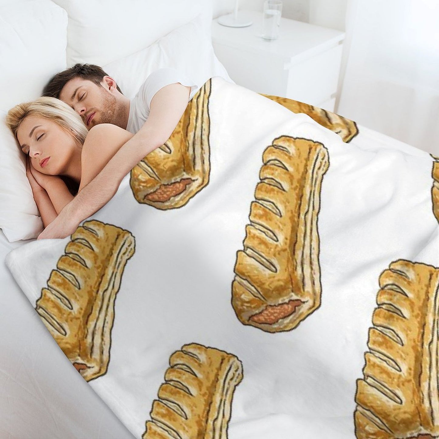 Sausage Roll Throw Blanket