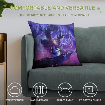 Ori Will of The Wisp Soft Style Accent Throw Pillow