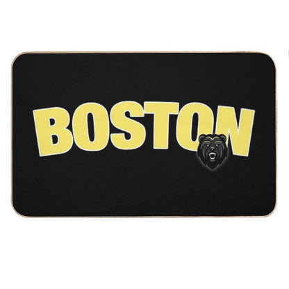Vintage Boston Hockey Bath Mat