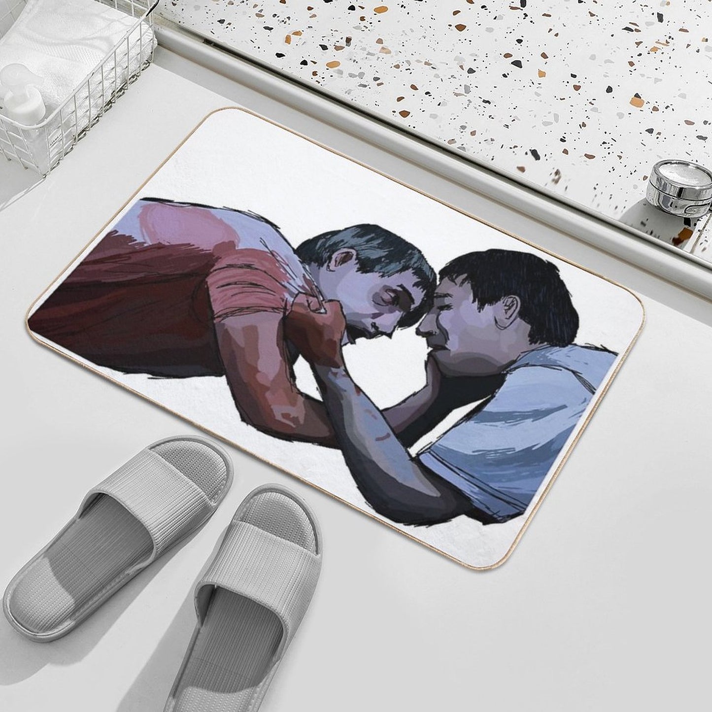 Love Scene - Saw (2004) Transparent Bath Mat