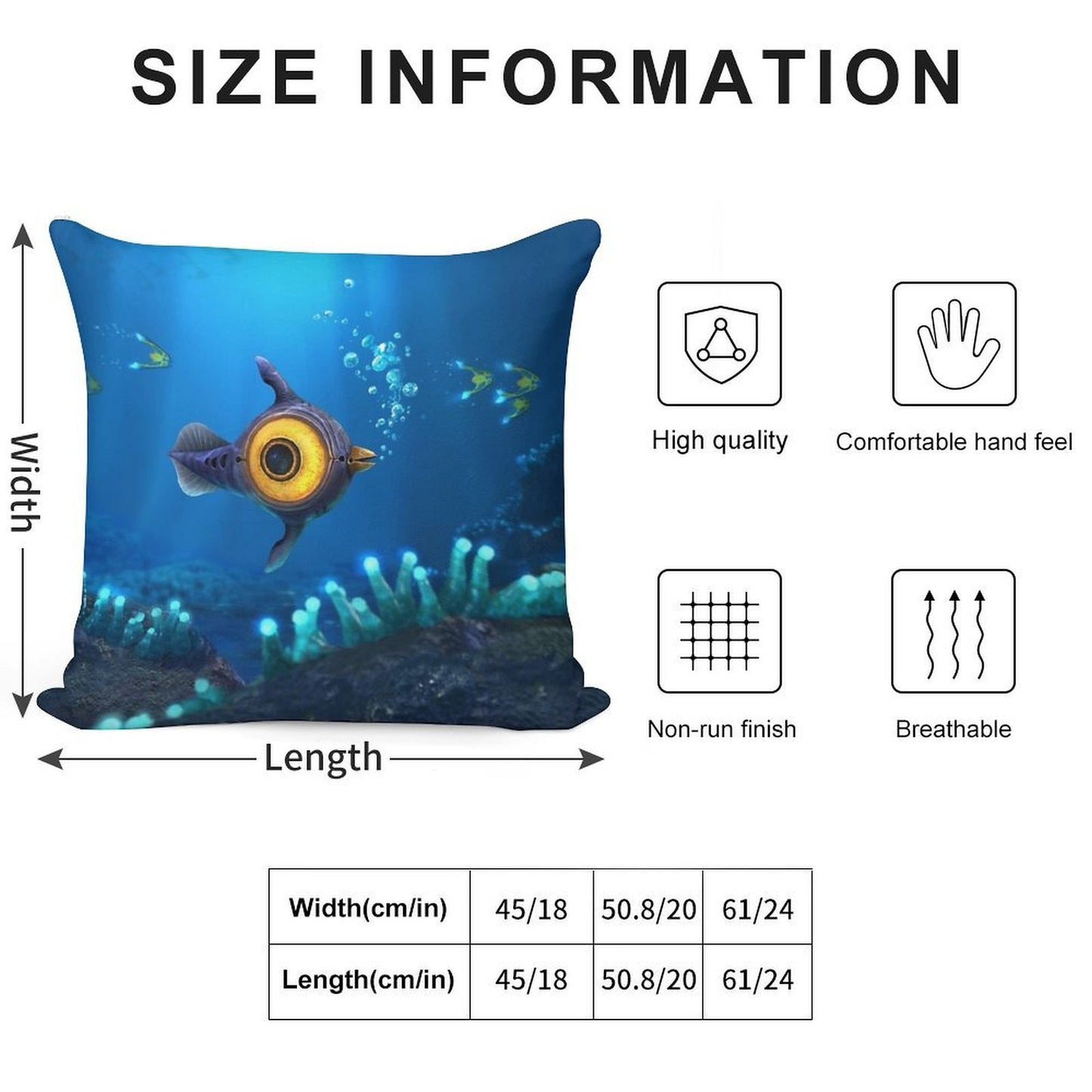 Peeper Soft Shrink-Resistant Throw Pillow