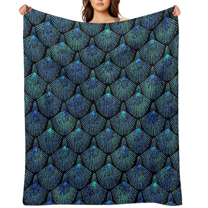Peacock Throw Blanket