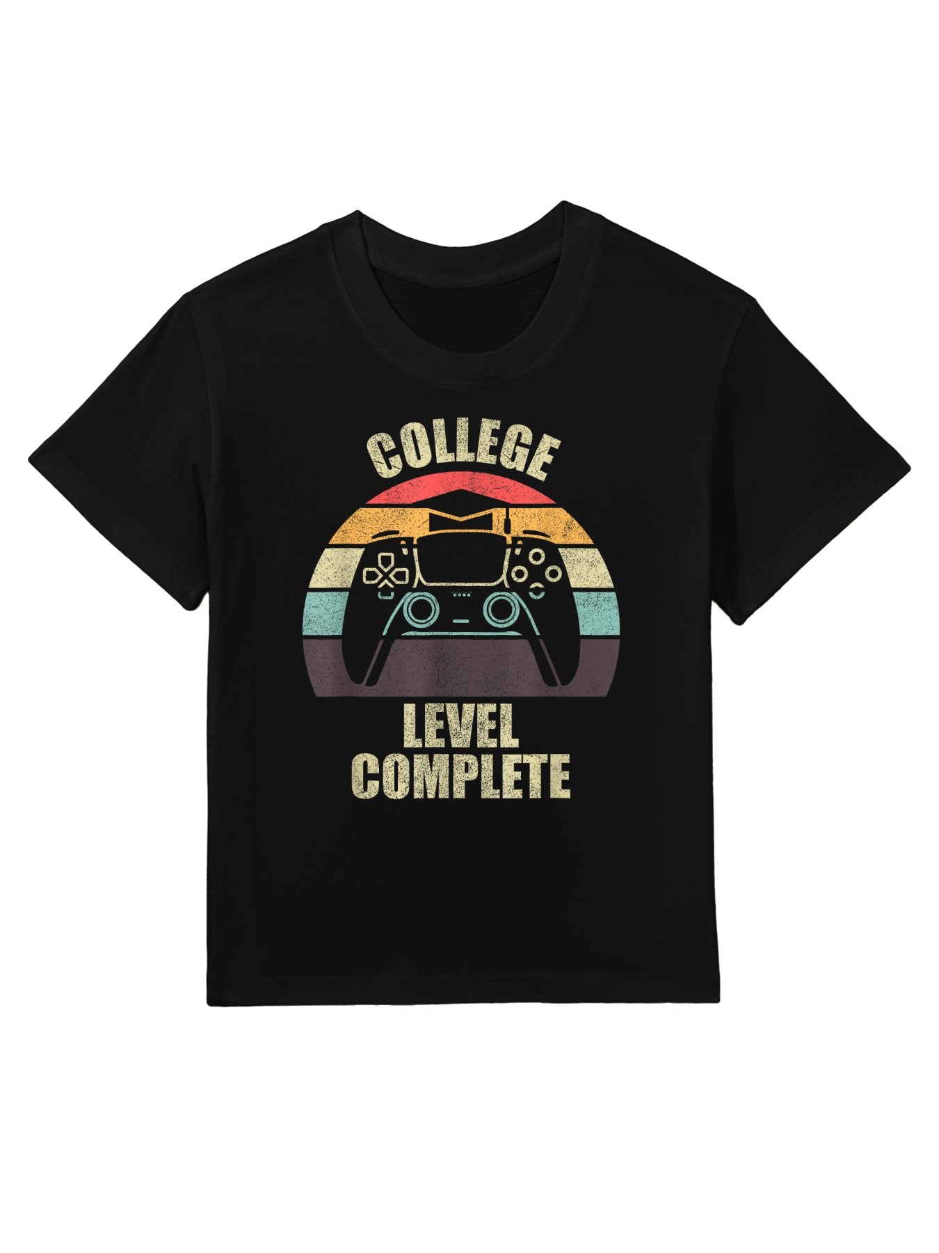 College Level Complete Gamings, Gamer Men Graduation Kids T-Shirt