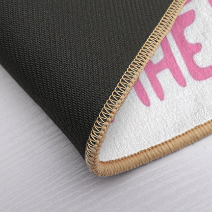 Please Don’t Do Coke In The Bathroom Pink Bath Mat