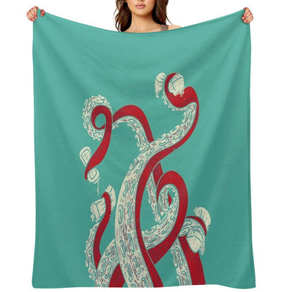 Kraken Throw Blanket