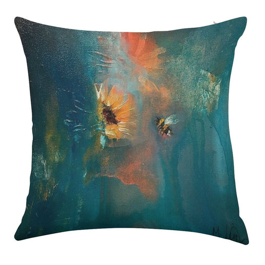 Underglow Linen Throw Pillow Cover