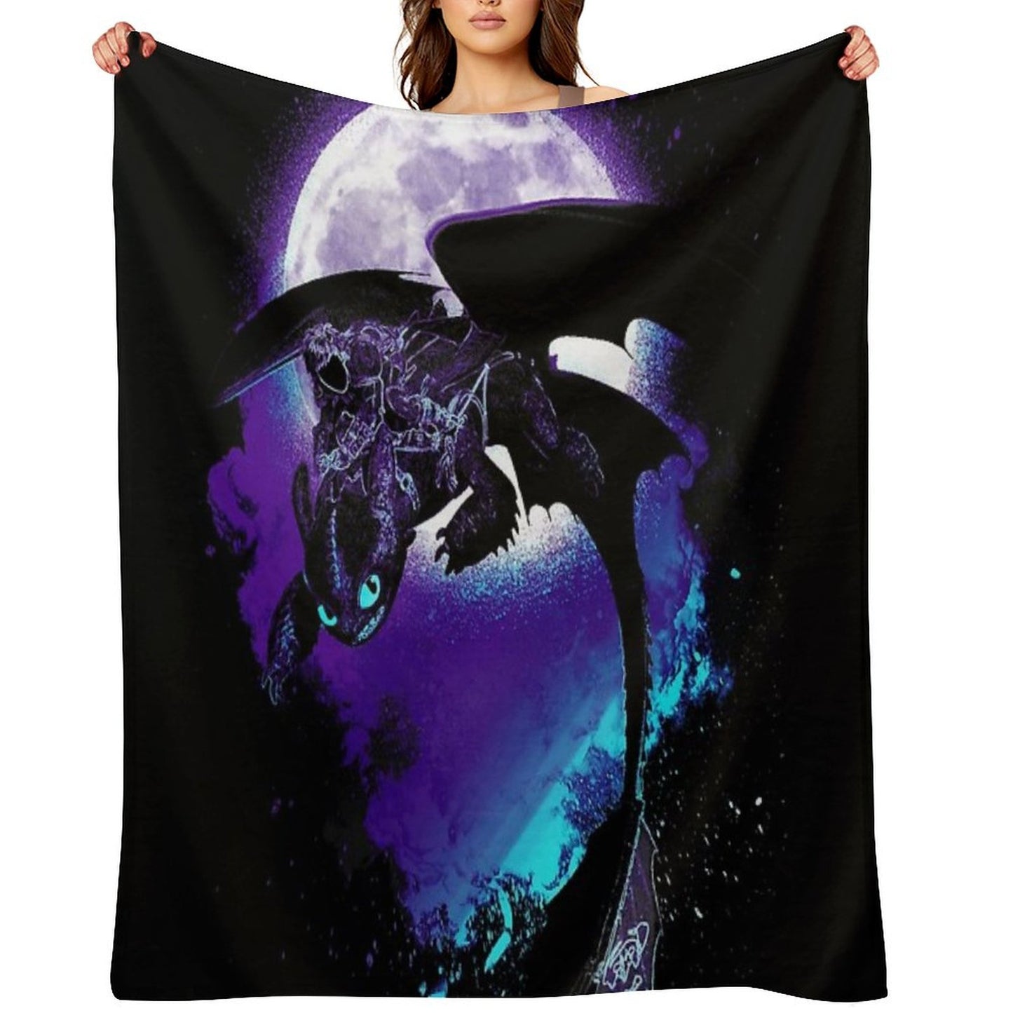 Soul of The Nightfury Throw Blanket