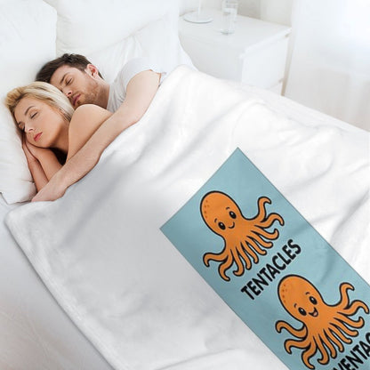 Sea Creatures Octopus, Throw Blanket