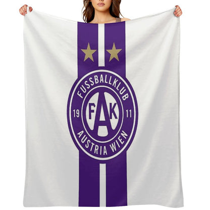 Austria Footbal Fans Ultras Hooligans Vienna Wien Throw Blanket