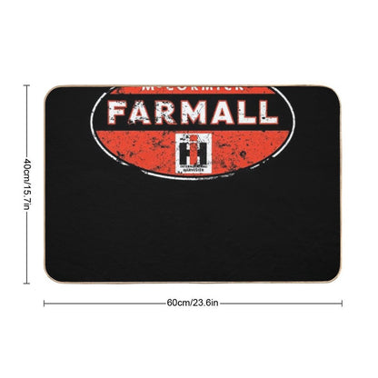 Farmall Tractor Mc Cormick Bath Mat