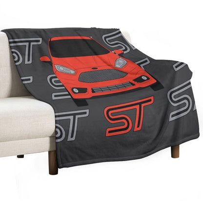 Fiesta ST Throw Blanket