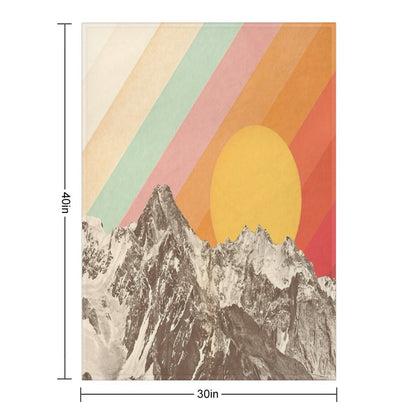 Mountainscape #1 Throw Blanket