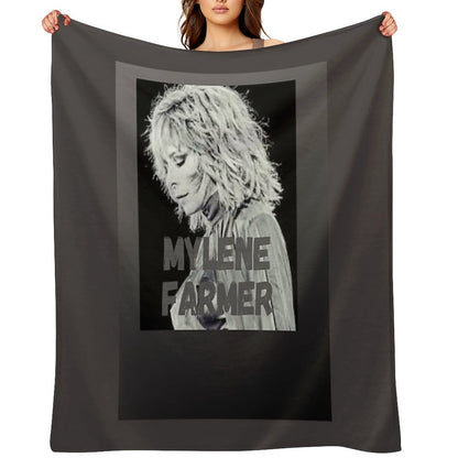 Mylène Farmer Throw Blanket