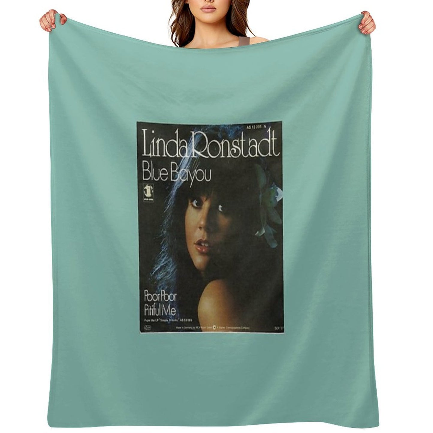 Linda Ronstadt Blue Bayou Throw Blanket