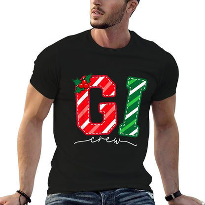GI Crew Gastroenterology Nurse Endoscopy Tech Christmas  Fade-proof Color T-Shirt